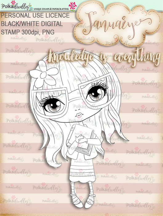 Knowledge is Everything - January. Craft digi download