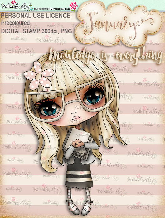 Knowledge is Everything - January. Craft digi download