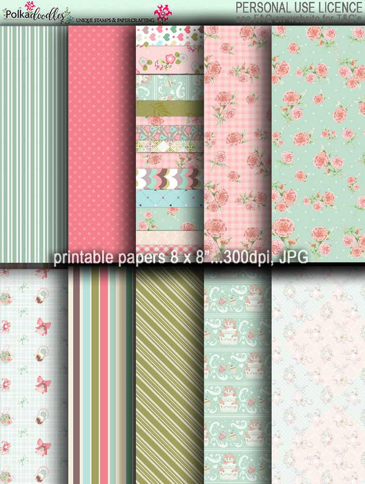 Winnie Celebrations 2... Papers 2 - digi scrap kit download digital paper printables. High quality 300dpi.