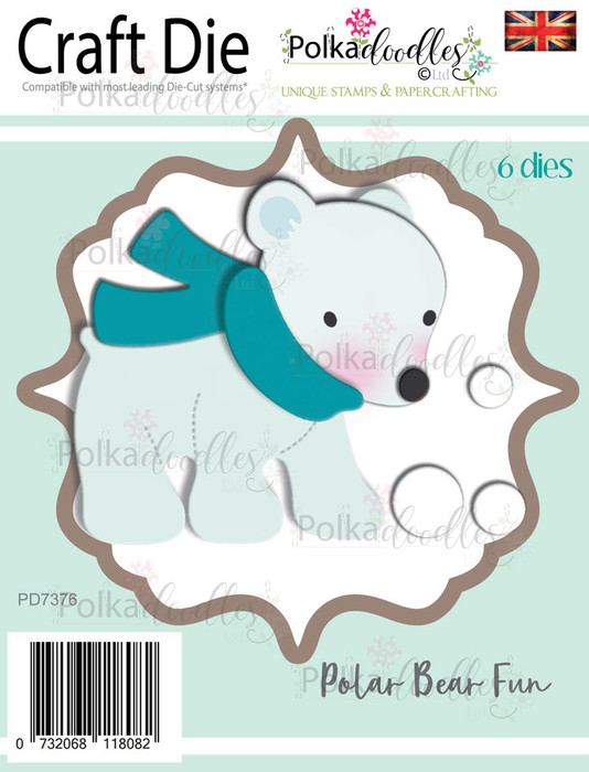 Polar Bear fun - Christmas Holiday Craft cutting die