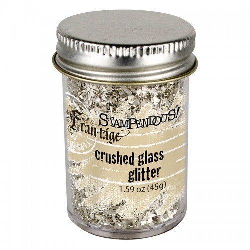 Frantage Silver Glass Crushed glitter by Stampendous