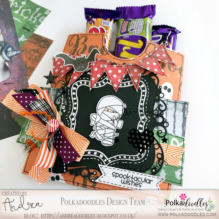 Spooktacular ghosts - Halloween clear stamp set for craft, card making, scrapbooking.