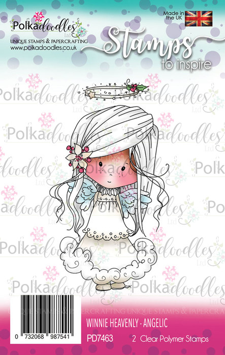 Angelic - Winnie Heavenly Clear Stamp set