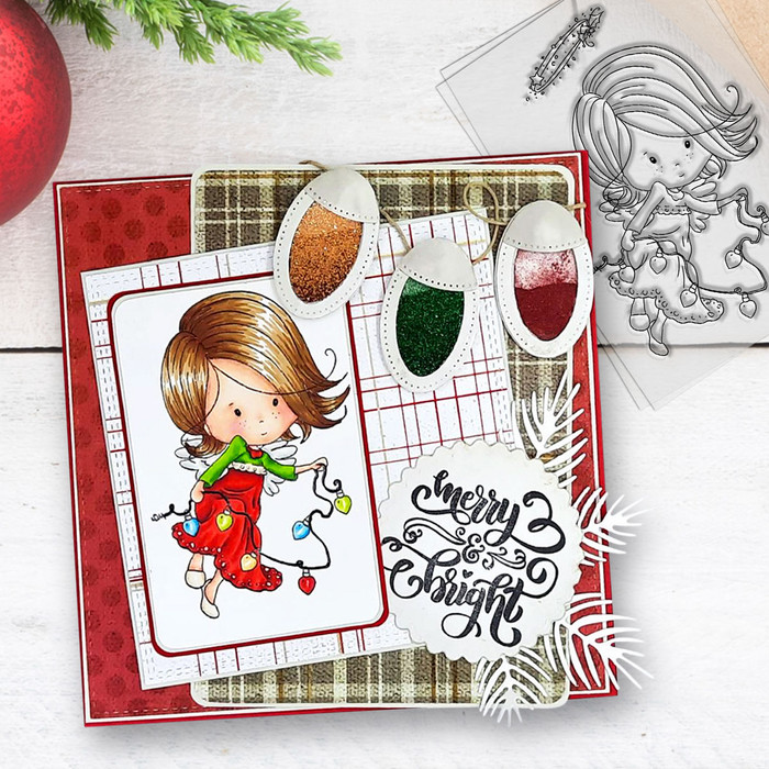 Light the Way - Winnie Heavenly Clear Stamp