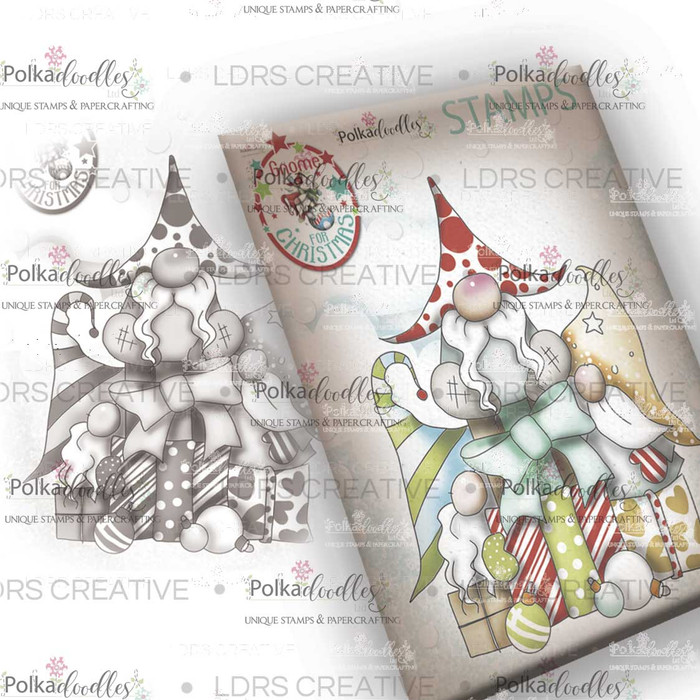 Gift of Christmas Gnome Stamp