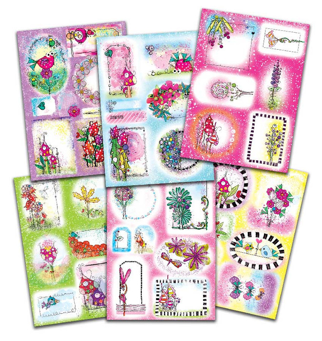 Funky Fantasy A4 Paper Topper Collection