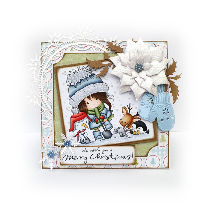 Helping Hands (colour) - Winnie Christmas Wishes digi scrap printable download