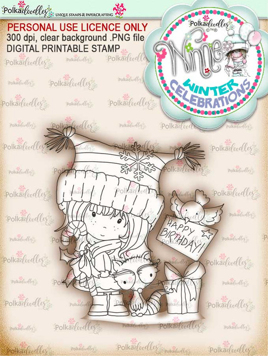 Winnie winter celebrations big bundle - digital papercrafting download

We created this gorgeous printable cardmaking digi kit for all of you who have Winter Birthdays and Celebration handmade cards to create this year! It can be difficult to find a digital stamp which is perfect for a Christmas Holiday Celebration, so try this lovely Winnie Winter Celebrations collection! 

Includes:

6 black and white digital stamps 
6 colour digital stamps
This is a great digital papercraft and scrapbooking download. 

Make handmade cards with this cute winter birthday celebration printable digi stamp collection for downloading and printing at home. Perfect for all those Winter/Holiday/Christmas birthday celebrations you have to make over the winter season.