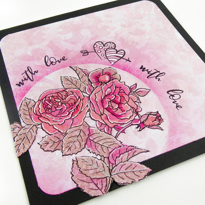 Love & Kisses stamp set - Timeless Rose Collection