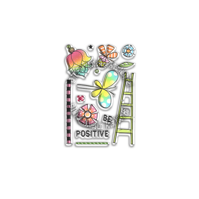 Reach High -  Clear Polymer stamp set