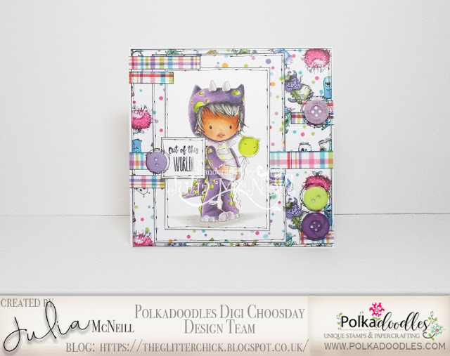 LITTLE DUDES DRAGON DRESS UP - Clear Stamp