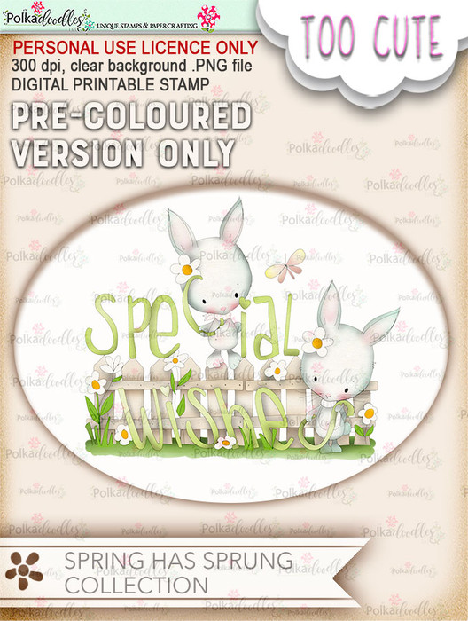 Special Wishes for Spring - Printable Digital download (DLPD8085)