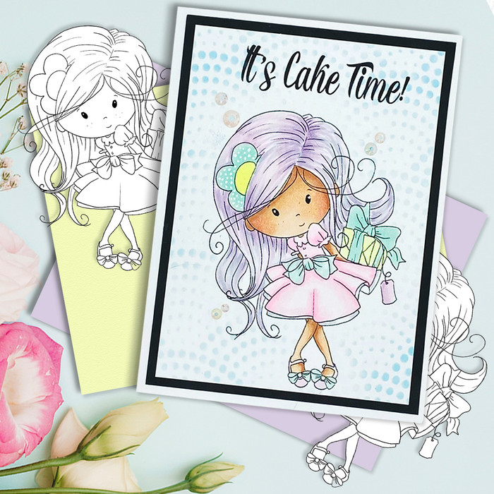 Winnie Clear Stamp - Surprise Gift