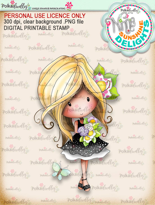 Sunshine Delight Bouquet (COLOUR) - Winnie Sunshine Delights digi scrap printable download