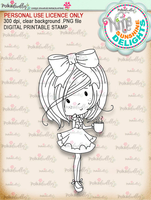 Sunshine Delight Coffee - Winnie Sunshine Delights digi scrap printable download