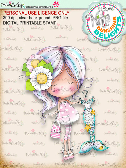 Sunshine Delight Shopping Bliss (COLOUR) - Winnie Sunshine Delights digi scrap printable download
