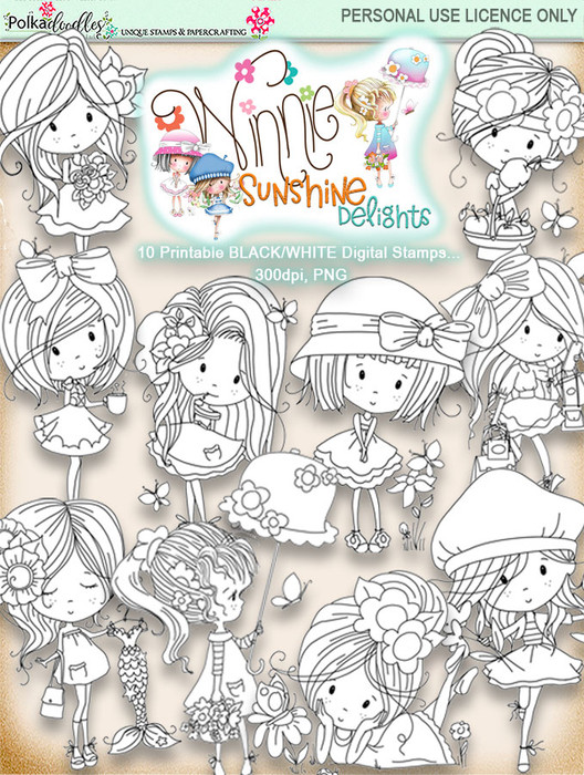 Winnie Sunshine Delights Top Banana Bundle digi scrap printable download