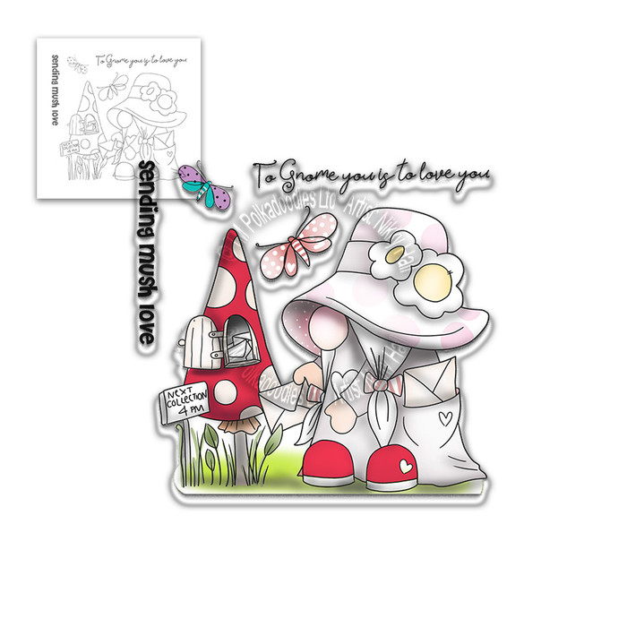 To Gnome You Is To Love You - 4 Clear Stamps