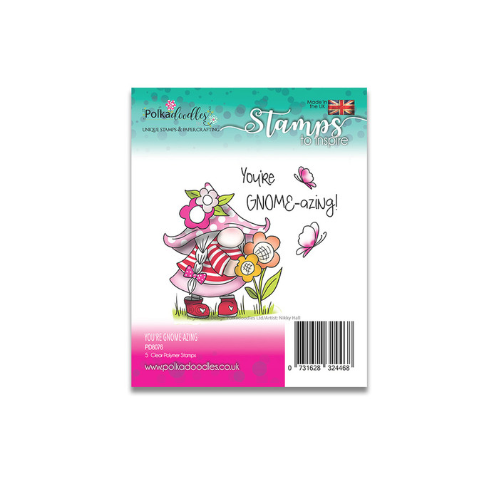You're Gnome-azing - 5 Clear Stamps