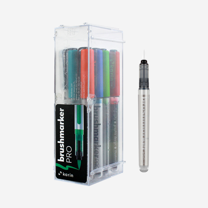 Karin Brushmarker Pro 12 Piece Set 11 Basic colors + blender