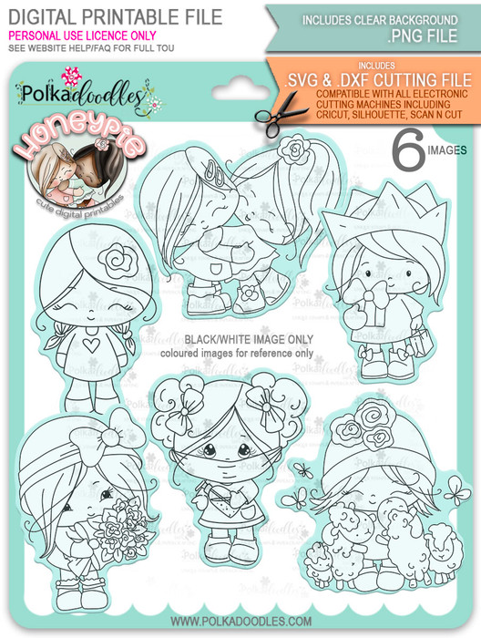 Honeypie Big Kahuna Bundle - printable downloads with free SVG /DXF files included