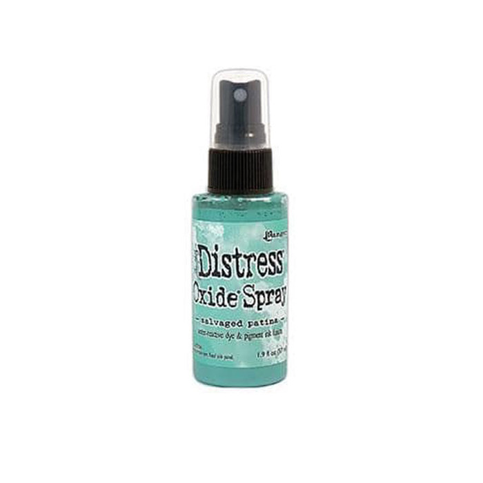 Salvaged Patina Distress Oxide Spray ink - Tim Holtz