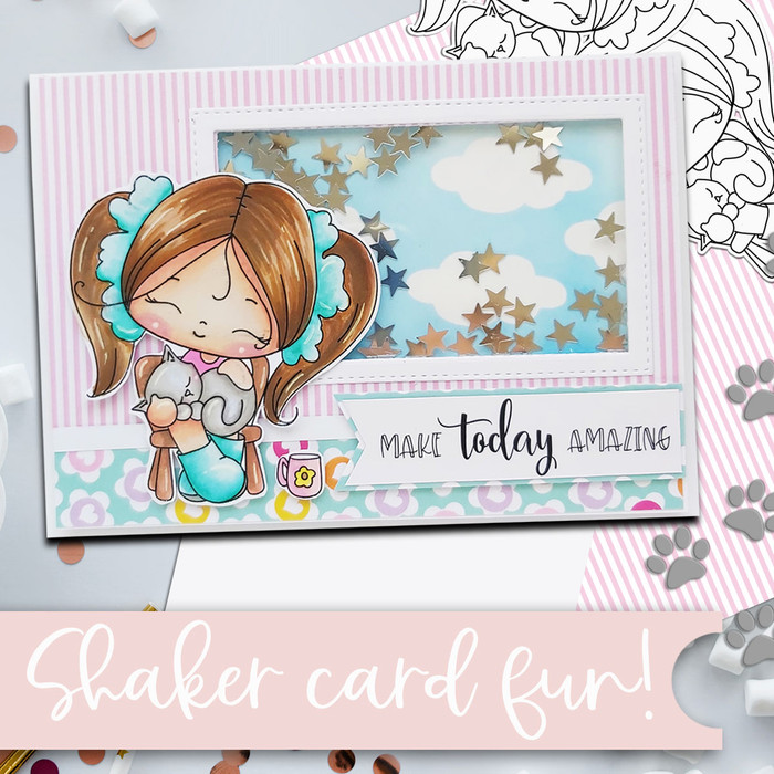 Cat Naps - Honeypie (precolored light skintones)- printable downloads with free SVG /DXF files