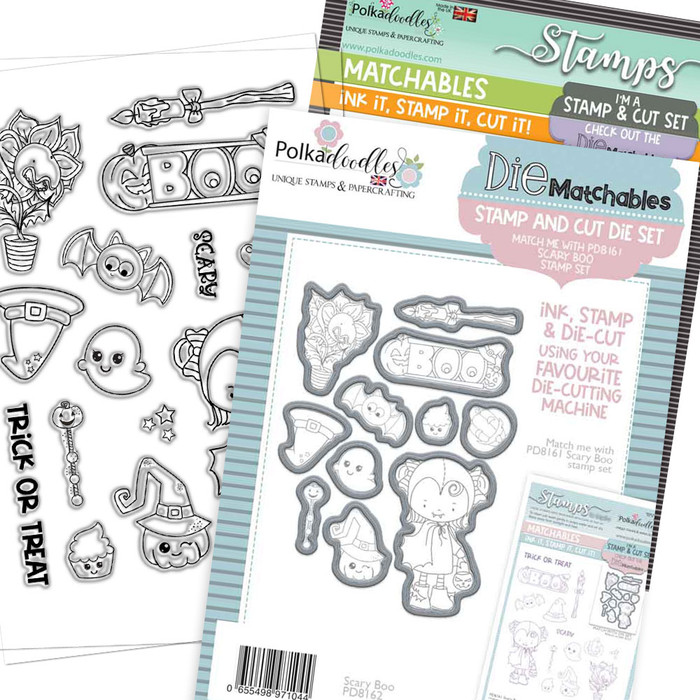 SCARY Boo Matchables die set