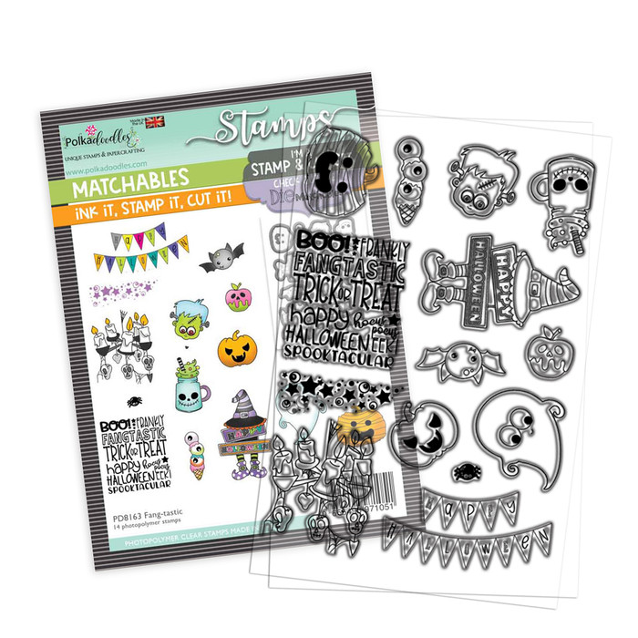 Fang-tastic 4 x 6" Stamp - Matchables