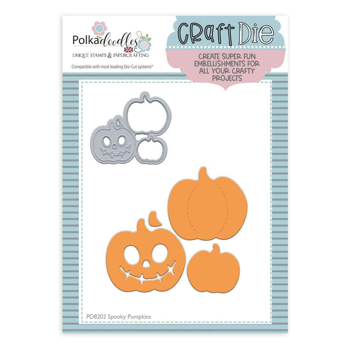 Spooky Pumpkins Halloween Autumn Fall craft cutting dies for card making, scrapbooking, crafts