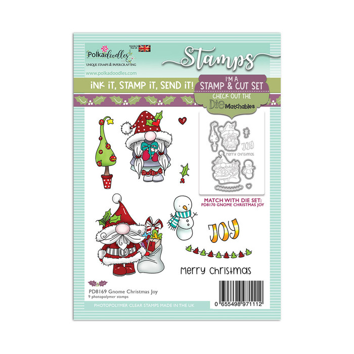 Gnome Christmas Joy Matchables Stamp set