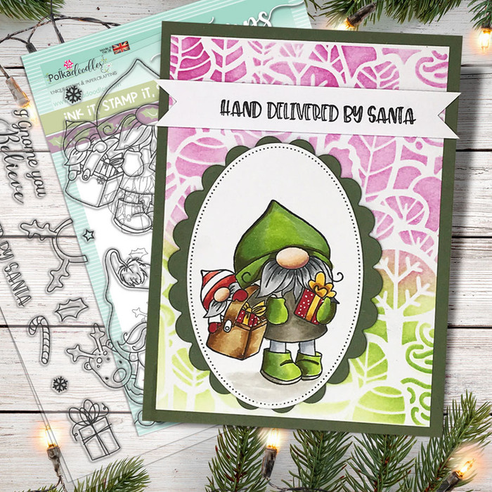 Gnome Hand delivered Matchables Stamp set