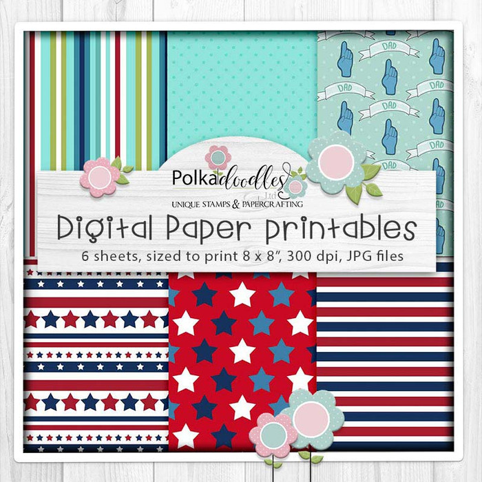 Gnome Men Football USA - printable paper patterns for cards, cardmaking, paper crafting and stickers