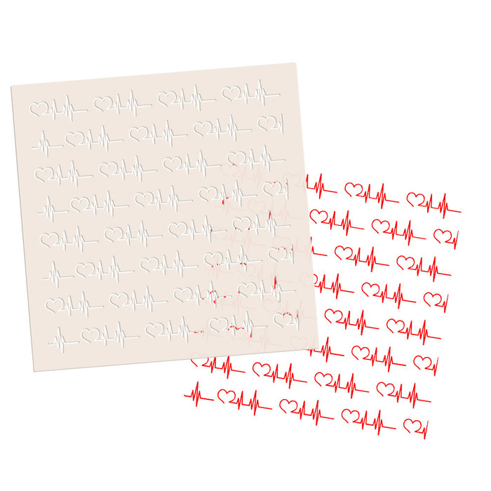 Heart Rate Stencil - Limited Edition