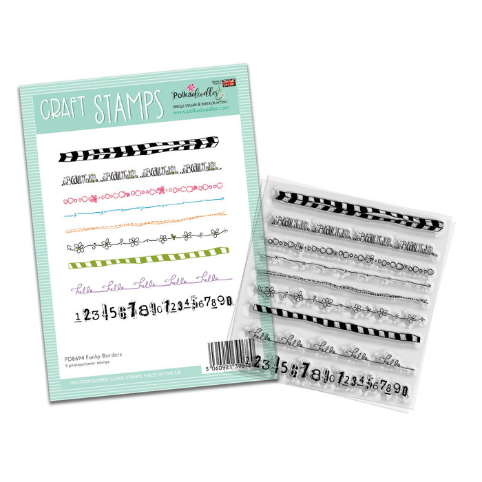 Funky Borders Clear Stamp set