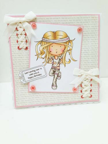 Jogging Jane digital stamp download