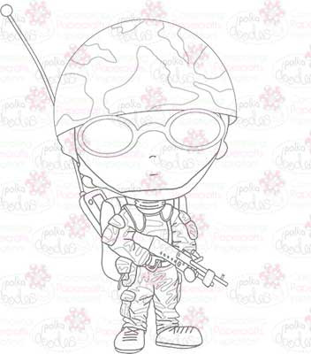Army/Military digital stamp download