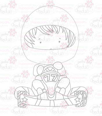 Go Karter digital stamp download