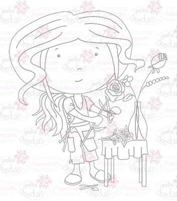 Florist digital stamp download