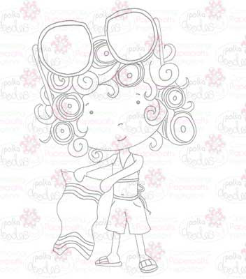 Holidays/Beach/Caravan digital stamp download