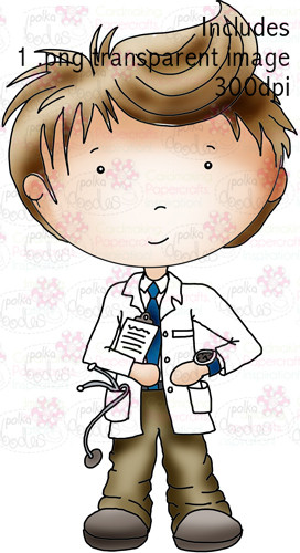 Doctor/Vet/Dentist digital stamp download