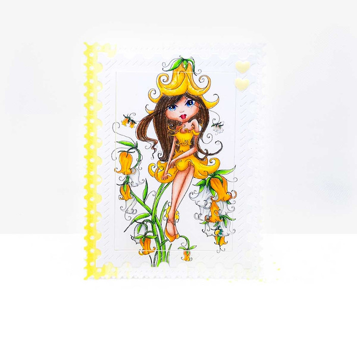 Bluebell Darling Buds - colour clipart printable digital stamp for card making, craft, scrapbooking, printable stickers