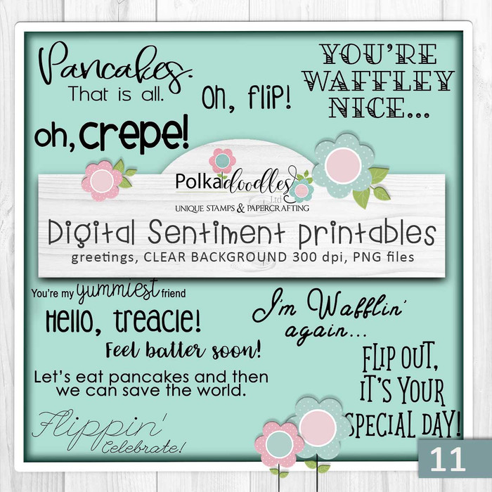 Pancakes and Waffles food-drink-printable-greetings-bundle-1
