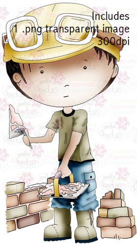Builder/Construction/DIY  digital stamp download