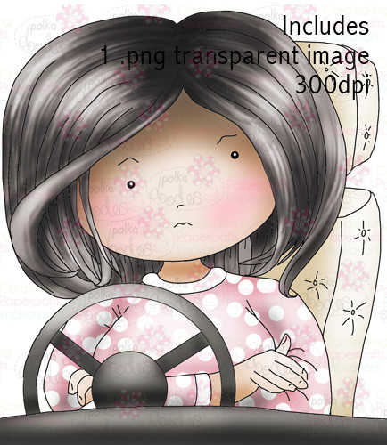 Mum's Taxi digital stamp download