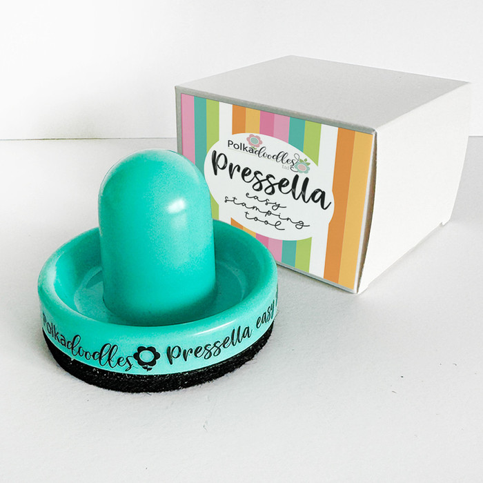 Pressella easy stamping tool for card making and crafting