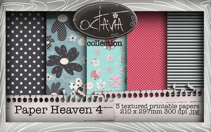 Octavia Moonfly - Paper Heaven 4 Digital Craft Download Bundle