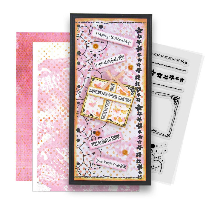 Awesome Greetings stamps for card making, craft, scrapbooking
