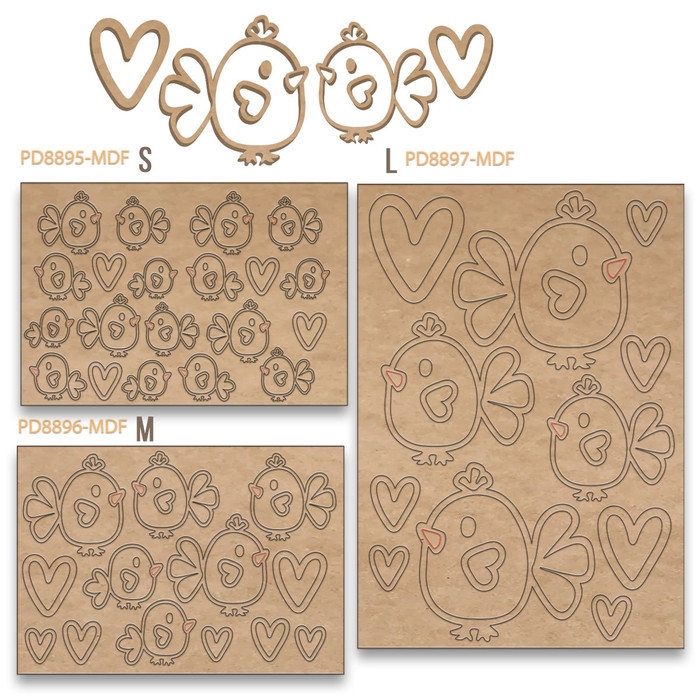 Home Sweet Home MDF Birds