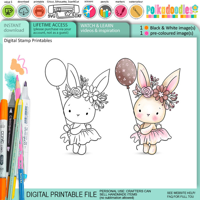 Birthday celebration party bundle - digital printable downloads for card making, craft, scrapbooking